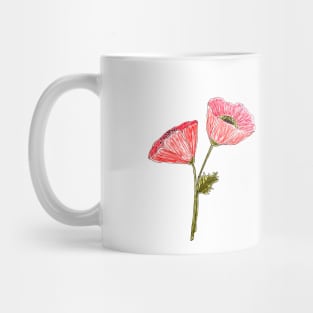 Poppy flowers Mug